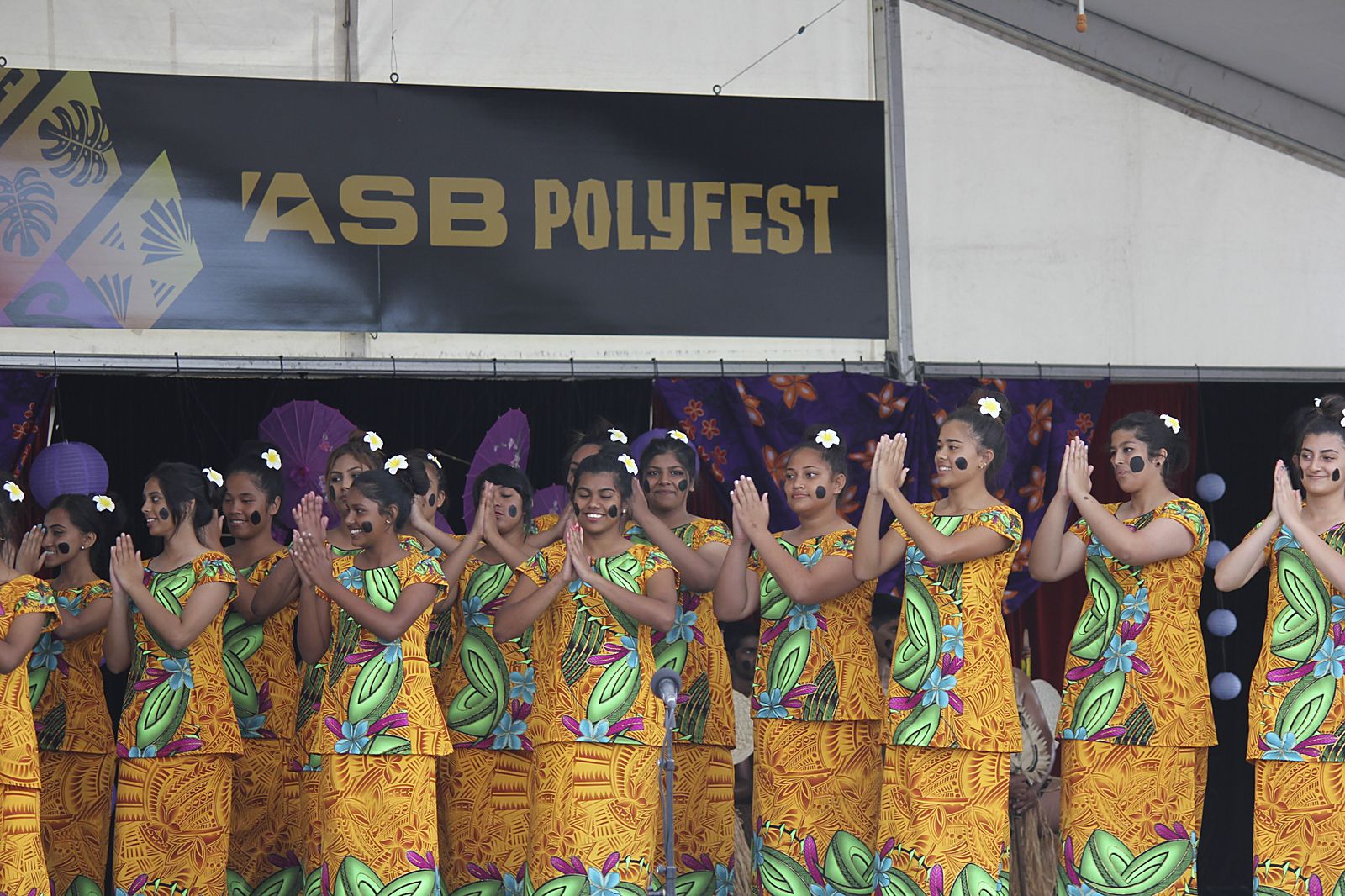Fijian meke performance at ASB Polyfest, Auckland, 2015