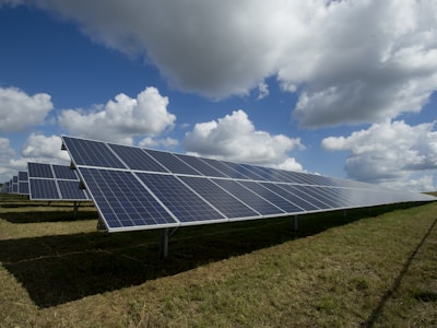 Solar panel array — illustrative energy photograph